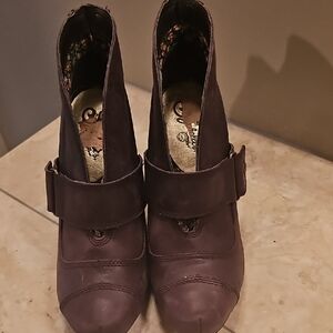 Seychelles Dark Brown Ankle Booties